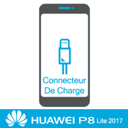 Remplacement connecteur de charge huawei P8 Lite  2017